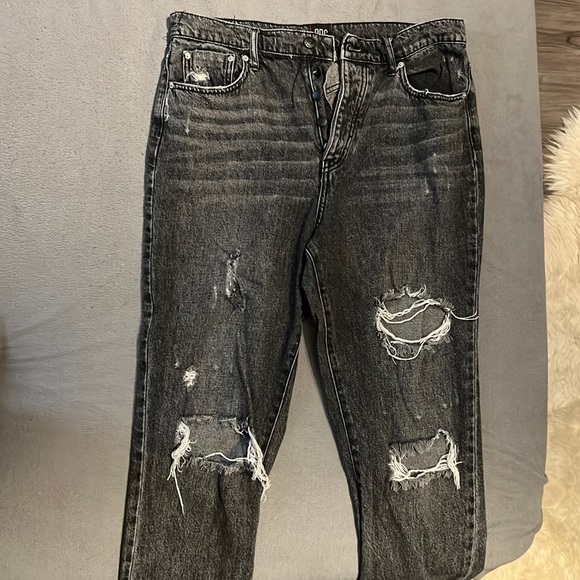BDG Distressed Black Jeans - Picture 1 of 2